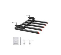 SucceBuy Fourches à Débris à Pince Pour Godet Usage Intensif Capacité 1200kg 121,92cm