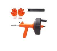 SucceBuy Furet Déboucheur de Canalisation 762cm Ressort Rétractable Deux Modes de Travail