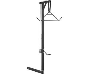 SucceBuy Game Hoist avec treuil et gambrel, capacité de charge de 136 kg, lève-gibier pour camion avec récepteur de 5,08 cm, fonction de pivotement à 360 degrés et hauteur réglable, idéal pour dépecer