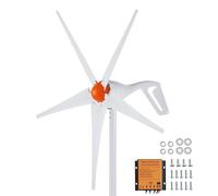 SucceBuy générateur d'éolienne 12V 500W/800W générateur d'énergie éolienne avec contrôleur MPPT adapté aux camping-cars de ferme à domicile 12V 800W 3 Blades
