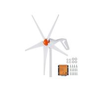 SucceBuy Générateur d'Eolienne 500W Vitesse de Démarrage Du Vent de 2,5m/s 5 Pales