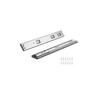 SucceBuy Glissières Tiroir à Billes 10 Paires Douce Capacité 45kg pour Armoire 36cm