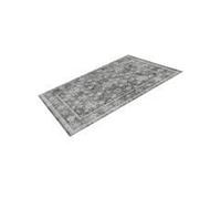 SucceBuy Grand Tapis Salon 240x300cm Lavable Doux Style Vintage Pour Bureau Gris