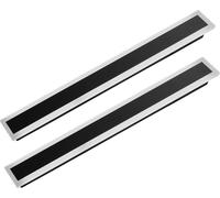 SucceBuy Jeu de 2 appliques murales modernes, bandes de 800 mm de long, lumière blanche chaude de 3000 K, IP65 étanche et antirouille, idéal pour la maison, la véranda, le jardin, la terrasse et le ga