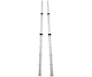 SucceBuy Jeu de rails de guidage linéaire, SBR20 2200mm, 2 PCS 86.6 in rails de guidage avec 4 PCS SBR20UU blocs de glissement, Idéal pour les machines à routeur CNC & les projets de bricolage