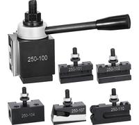 SucceBuy Kit de 6 porte-outils à changement rapide pour mini-tours 6"-12
