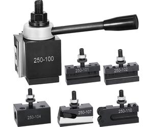 SucceBuy Kit de 6 porte-outils à changement rapide pour mini-tours 6"-12