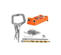 SucceBuy Kit de Gabarit de Trou de Poche Profondeur Réglable 1,27-3,81cm avec 1 Pince