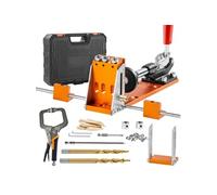 SucceBuy Kit de Gabarit de Trou de Poche Profondeur Réglable Pour Projets de Menuiserie