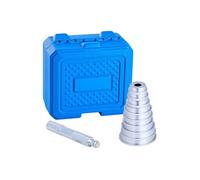 SucceBuy Kit de Presse à Roulements - 10 Pièces - 9 Bagues - Pour Entretien Automobile - Bleu - Aluminium