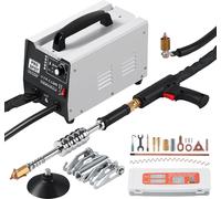 SucceBuy Kit de réparation de goujons par soudage, 1,8 kW Soudeuse par points-extracteur de goujons avec soudage automatique/manuel et 7 modes polyvalents, Carrosserie automobile Soudeuse par points-e