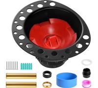 SucceBuy Kit de vidage ABS pour baignoire en pose libre, 2 embouts en laiton, kit de montage brut complet avec adaptateur, compatible avec plusieurs types de baignoires pour un vidage efficace