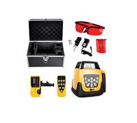 SucceBuy Kit Niveau Laser Rotatif Autonivelant 360°Portée 300m Faisceau Rouge 220V