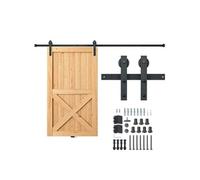 SucceBuy Kit Quincaillerie de Porte Coulissante 244cm Epaisseur 3,2-4,5cm Capacité 150kg