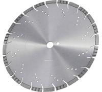 SucceBuy Lame de scie diamantée 14 pouces/350 mm, lame de scie à béton humide/sec, dents inclinées 0,39 pouce/10 mm, trou central universel 1 pouce, pour béton, carrelage, briques, plaques de ciment