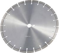 SucceBuy Lame de scie diamantée 14 pouces/350 mm, lame de scie à béton humide/sec, dents plates 0,47 pouce/12 mm, trou central universel 1 pouce/25,4 mm, pour béton, ciment, carrelage, briques