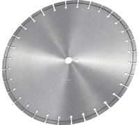 SucceBuy Lame de scie diamantée 18 pouces/450 mm, lame de scie à béton eau/sec, dents plates 12 mm, trou central universel 1 pouce/25,4 mm, pour béton, carrelage, briques, plaques de ciment