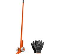 SucceBuy Lève-charge d'une capacité de charge de 2294 kg, d'une longueur de 1524 mm, lève-meubles avec gants, aide au transport avec jantes en acier pour meubles lourds, objets et blocs de béton – idé