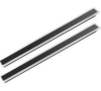 SucceBuy Lot de 2 appliques murales extérieures, bandes de 47,2 pouces de long, éclairage extérieur moderne, 3000 K blanc chaud, IP65 étanche et antirouille, idéal pour la maison, le porche et le gara