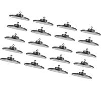 SucceBuy Lot de 20 projecteurs LED pour halls, 5000 K, 150 W, 21000 lm, luminaire LED UFO, IP65 étanche, 100-277 V large tension, adapté aux entrepôts, ateliers, usines, gymnases, garages et granges