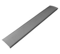 SucceBuy, lot de 25 protections de gouttière de 152,4 mm, filet anti-feuilles en acier thermolaqué, découpable, longueur totale de 22,86 m, grille de protection avec des mailles de 6 mm pour toits et 