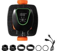 SucceBuy LPS25-11PA/180 Pompe de circulation Pompe de circulation, 117 LPM, hauteur de refoulement maximale de 11 m, circulation d'eau chaude en fonte, raccord fileté, clapet anti-retour, fonctionneme
