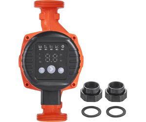 SucceBuy LPS25-8BP-180 Pompe de circulation d'eau chaude, 220 V, 60 W, 67 l/min, 8M Max. Hauteur de refoulement, raccord fileté 1-1/2 pouce, 5 modes de contrôle intelligents, silencieux