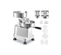 SucceBuy Machine à Burger Manuelle 22,5x21x29cm 10/13/15cm de Diamètre en Inox SUS304