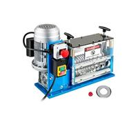 SucceBuy Dénudeur électrique, 0,06-0,15 pouces, automatique, 11 canaux, 10 lames, 75 ft/min, pour le recyclage du fil de cuivre