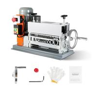 SucceBuy Machine à dénuder les fils électrique/manuel, dénudeur de câbles, éplucheur de fils 370W 1.5-36mm 11 canaux pour le recyclage des déchets de cuivre