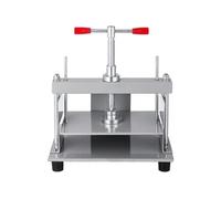 SucceBuy Presse à papier manuelle, 12x8,7 pouces pour papier A4, cadre en acier Presse manuelle à plat, capacité d'épaisseur de 150mm, pression de 1500KG, Idéal pour la reliure et la fabrication de pa
