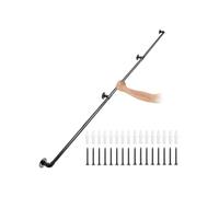 SucceBuy Main Courante Escalier Rampe 270cm Capacité 200kg/Tube Pour Intérieur Extérieur