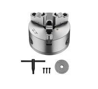 SucceBuy Mandrin de Tour 3 Mâchoires Serrage 0,3 à 14,5cm en Fonte HT300 Avec Vis Clé