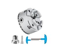 SucceBuy Mandrin Tour à Bois 7cm 4 Mâchoires KP2-3/4 Avec n T et Accessoires