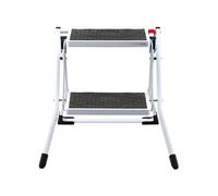 SucceBuy Marchepied Pliable Capacité 150kg 2 Marches avec Surface et Patins Antidérapants