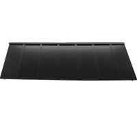 SucceBuy Marquise de fenêtre 203x91x61 cm, auvent de porte avec cadre en acier robuste en forme de triangle, protection idéale contre la pluie, la neige et la lumière du soleil pour les entrées, les f