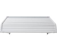 SucceBuy Marquise de fenêtre Auvent de porte Protection solaire Abri en aluminium 101,6x106,6x51cm
