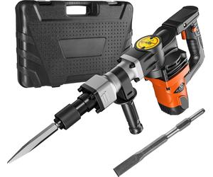 SucceBuy Marteau de démolition brise-béton 1400W Marteau électrique 2 burins Bit,Puissance efficace avec un design léger et une poignée ergonomique