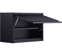 SucceBuy Metal Storage Cabinet, capacité de charge de 120lbs par étagère, 20'' de hauteur montage mural armoire garage en acier peint par poudrage avec étagère réglable, appuyez=