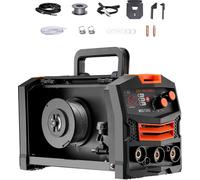 SucceBuy MIG Welder 130A Soudeuse à fil fourré gaz/sans gaz 2 en 1
