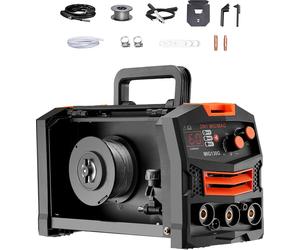 SucceBuy MIG Welder 130A Soudeuse à fil fourré gaz/sans gaz 2 en 1
