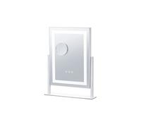 SucceBuy Miroir de Maquillage Hollywood Lumineux 3 Modes Eclairage de Couleur Rotation