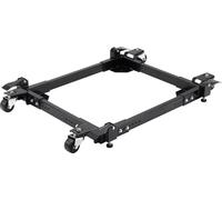 SucceBuy Mobile Base, 1500 lbs de capacité de charge, réglable de 20" x 24,5" à 28" x 33,5", support universel robuste avec 4 roues pivotantes pour le travail du bois, scie à ruban, outils électriques