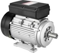 SucceBuy Moteur électrique 2,2 kW à 2800 tr/min, courant alternatif 220-240 V, 13,8 A, 90 l, cadre B3, moteur de compresseur d'air monophasé, arbre cannelé 24 mm