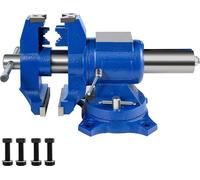 SucceBuy Multipurpose Vise 6 pouces Bench Vise Rotation 360 degrés Clamp on Vise - Heavy Duty Multi-Jaw Vise pour serrer Fixing Equipment