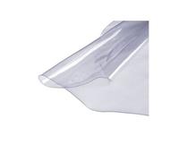 SucceBuy Nappe Ronde Transparente 123cm en PVC Epaisseur 0,15cm Imperméable Avec Nappe