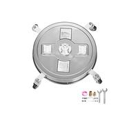 SucceBuy Nettoyeur haute pression 535mm Nettoyeur de surface avec double poignées, max. 275 Bar