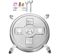 SucceBuy Nettoyeur haute pression 22" avec roues, double poignée, 4000 PSI Max