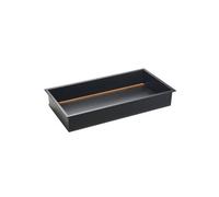 SucceBuy Niche de Douche Encastrable 10,2x33x63,5cm en Acier Inoxydable Avec Bande LED