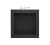 SucceBuy Niche De Douche Encastrée 40,64x40,64x10cm en Plastique XPS Protection Scellée